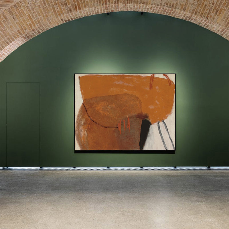 Abstract Pattern Wall Art Decor Brown Modern Canvas Print for Living Room, Multiple Sizes Brown Design 2 Clearhalo 'Art Gallery' 'Canvas Art' 'Contemporary Art Gallery' 'Modern' Arts' 1709080