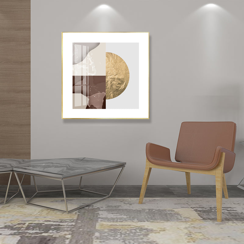 Modern Style Abstract Pattern Canvas Brown Bedroom Wall Art, Multiple Sizes Options Clearhalo 'Art Gallery' 'Canvas Art' 'Contemporary Art Gallery' 'Modern' Arts' 1709479