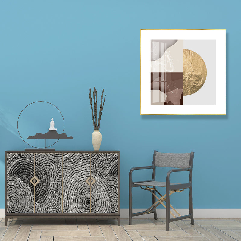 Modern Style Abstract Pattern Canvas Brown Bedroom Wall Art, Multiple Sizes Options Clearhalo 'Art Gallery' 'Canvas Art' 'Contemporary Art Gallery' 'Modern' Arts' 1709480