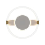 Metal Round Ceiling Light Fixture Minimalist Black/White LED Flush Mount with Rectangle Canopy Clearhalo 'Ceiling Lights' 'Close To Ceiling Lights' 'Close to ceiling' 'Flush mount' Lighting' 1709814