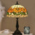 Orange Cut Glass Night Light Flower 1-Light Tiffany Table Lighting with Bowl Shade Orange Clearhalo 'Lamps' 'Table Lamps' Lighting' 1710886