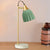 Porcelain Dome Desk Lamp Kids Style 1 Light Night Lighting with Adjustable Joint Design in Pink/Blue/Green Green Clearhalo 'Lamps' 'Table Lamps' Lighting' 1711105