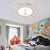 Rudder and Anchor Flushmount Light Nautical Style Acrylic Ceiling Light for Teen White Clearhalo 'Ceiling Lights' 'Close To Ceiling Lights' 'Close to ceiling' 'Flush mount' Lighting' 171125