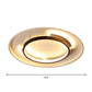 Acrylic Circular Flush Ceiling Light Modern 16"/19.5" W LED White Flush Mount Lamp in Warm/White Light Clearhalo 'Ceiling Lights' 'Close To Ceiling Lights' 'Close to ceiling' 'Flush mount' Lighting' 1712465