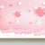 Full Size Cartoon Mural Wallpaper Pink Heart-Shaped Hot Air Balloon Wall Decor, Custom Print Pink Clearhalo 'Wall Decor' 'Wall Mural' 1713874