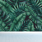 Tropical Natural Botanical Wall Mural Soft Color Decorative Wall Decor for Kitchen Blackish Green Clearhalo 'Wall Decor' 'Wall Mural' 1714899