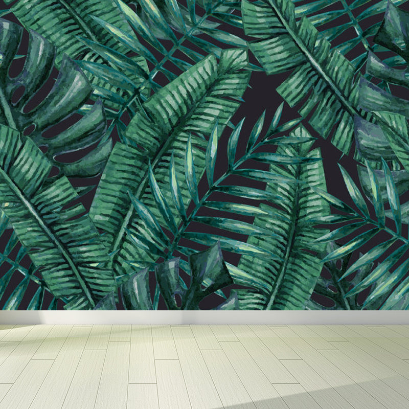 Tropical Natural Botanical Wall Mural Soft Color Decorative Wall Decor for Kitchen Clearhalo 'Wall Decor' 'Wall Mural' 1714900