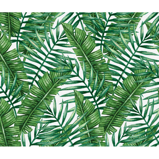 Tropical Natural Botanical Wall Mural Soft Color Decorative Wall Decor for Kitchen