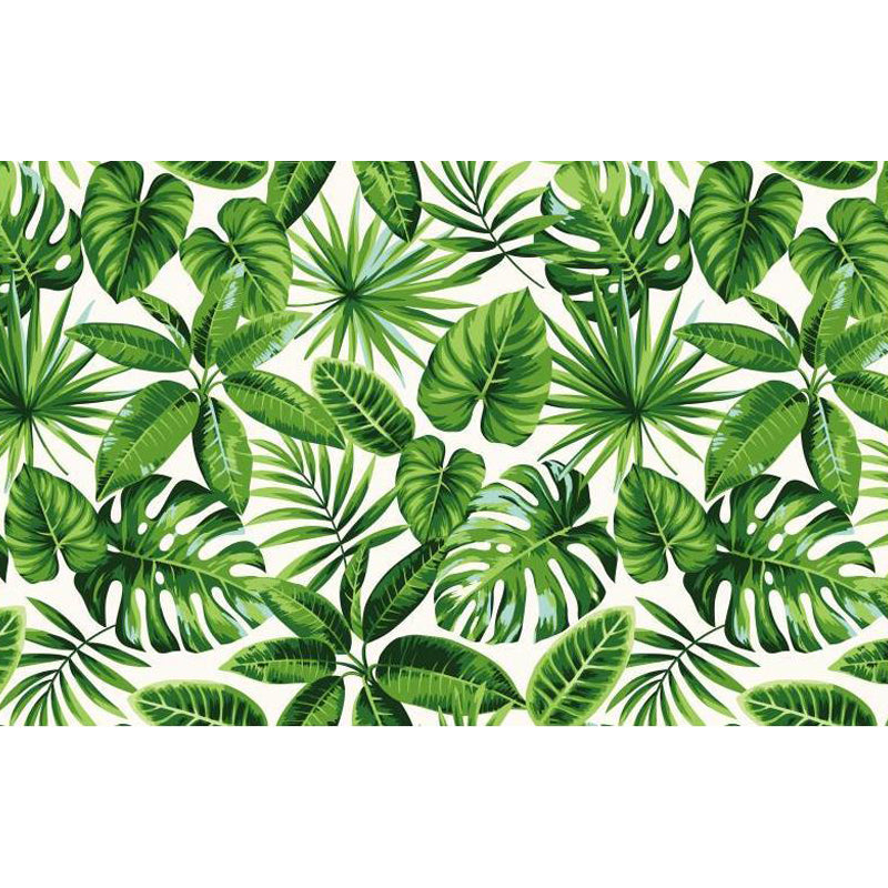 Tropical Natural Botanical Wall Mural Soft Color Decorative Wall Decor for Kitchen Clearhalo 'Wall Decor' 'Wall Mural' 1714922