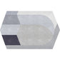 Nordic Novelty Irregular Rug in Grey and Brown Colorblock Pattern Rug Polyester Pet Friendly Carpet for Home Decoration Clearhalo 'Area Rug' 'Rug' 1715098