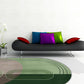Modern Irregular Novelty Rug in Green and Blue Color Block Pattern Rug Polyester Washable Carpet for Home Decoration Clearhalo 'Area Rug' 'Rug' 1715332