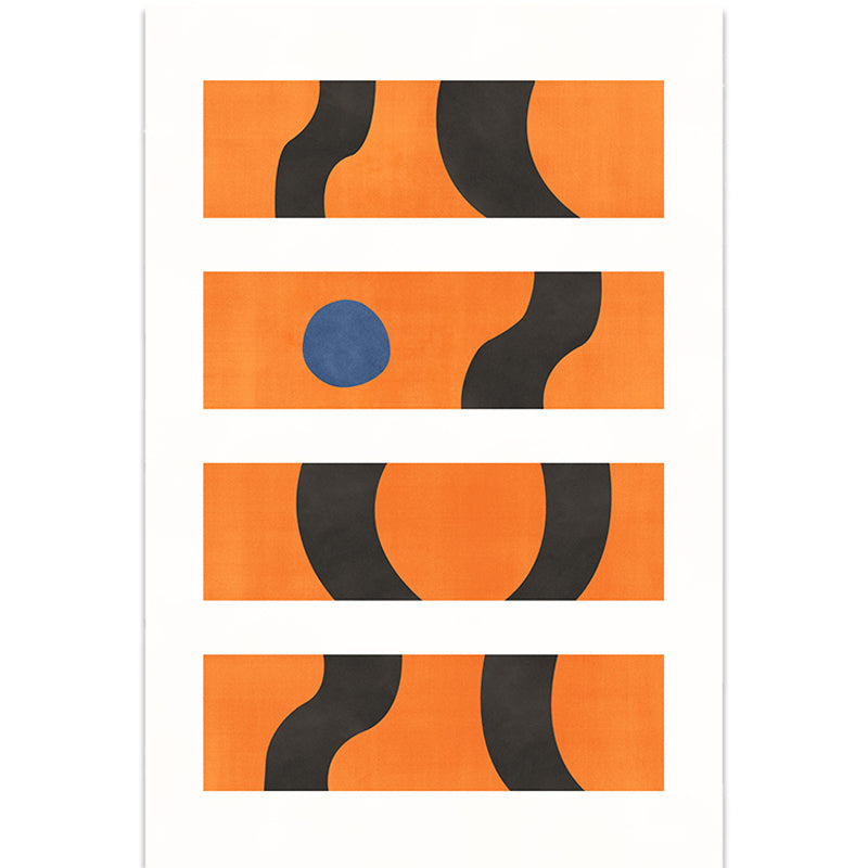 Contemporary Abstract Rug Multicolor Polyester Rug Washable Pet Friendly Carpet for Living Room Clearhalo 'Area Rug' 'Rug' 1715515