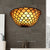 Fish Scale Sconce Lighting Beige Glass 2 Lights Traditional Wall Mount Light for Staircase Beige Clearhalo 'Industrial' 'Middle century wall lights' 'Tiffany wall lights' 'Tiffany' 'Wall Lamps & Sconces' 'Wall Lights' Lighting' 171557