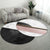 Minimalist Irregular Novelty Rug Multicolor Color Block Pattern Rug Polyester Pet Friendly Carpet for Home Decoration White Clearhalo 'Area Rug' 'Rug' 1715700