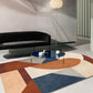 Contemporary Novelty Irregular Rug in Green and Brown Colorblock Pattern Rug Polyester Washable Carpet for Home Decor Clearhalo 'Area Rug' 'Rug' 1715748
