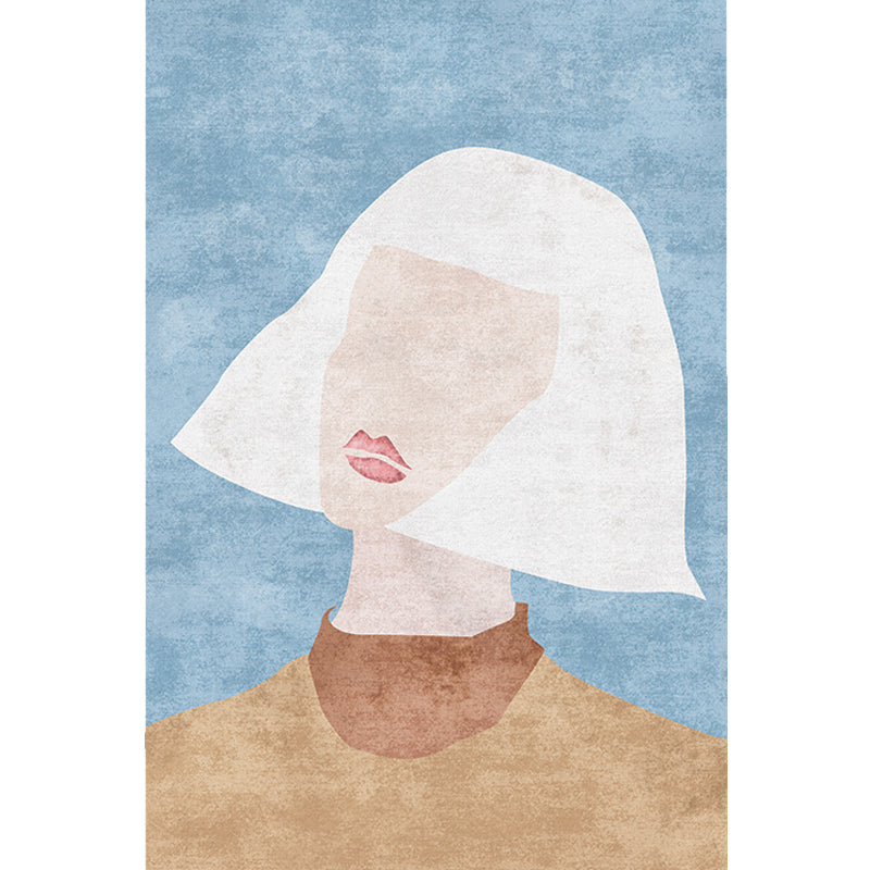 Novelty Character Pattern Rug Multicolor Polyester Rug Non-Slip Backing Pet Friendly Carpet for Living Room Clearhalo 'Area Rug' 'Rug' 1715835