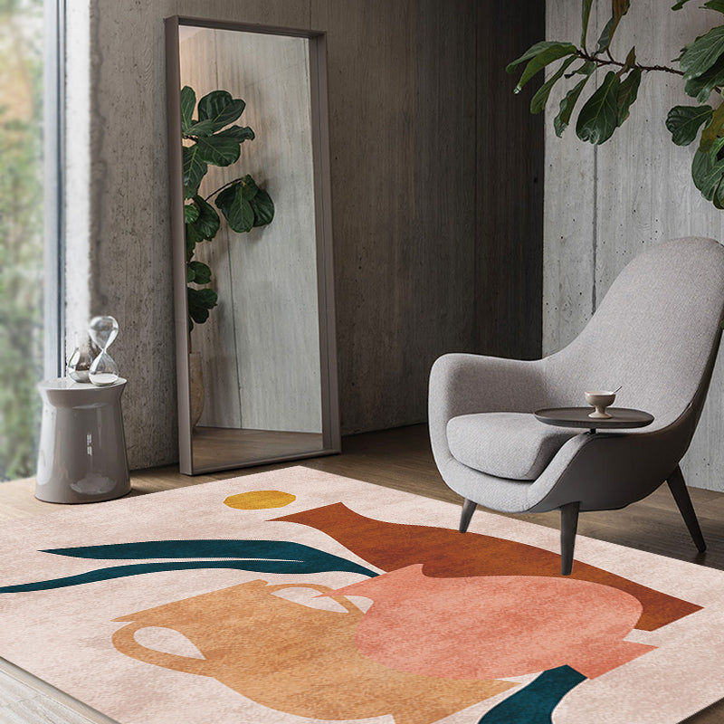 Novelty Character Pattern Rug Multicolor Polyester Rug Non-Slip Backing Pet Friendly Carpet for Living Room Clearhalo 'Area Rug' 'Rug' 1715840