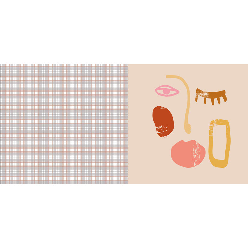 Pink Houndstooth Pattern Rug Polyester Modernist Rug Pet Friendly Anti-Slip Backing Area Rug for Living Room Clearhalo 'Area Rug' 'Rug' 1716134