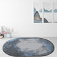 Simple Novelty Rug in Blue and Grey Color Block Pattern Rug Polyester Washable for Home Decoration Blue Clearhalo 'Area Rug' 'Rug' 1716570