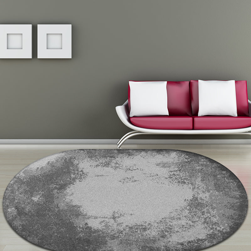 Simple Novelty Rug in Blue and Grey Color Block Pattern Rug Polyester Washable for Home Decoration Grey Clearhalo 'Area Rug' 'Rug' 1716576