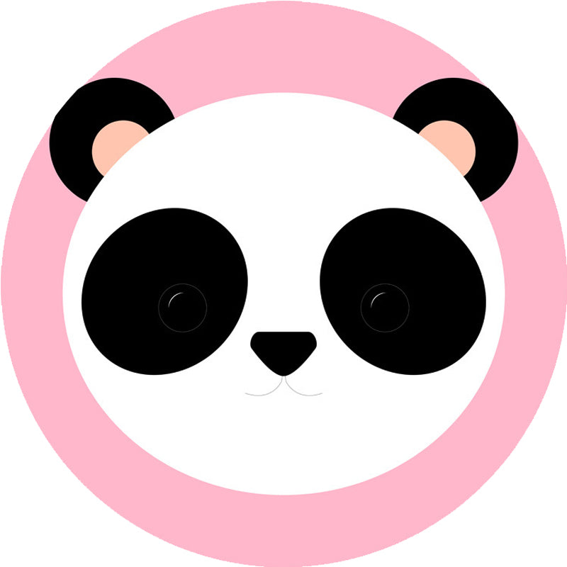 Kids Cartoon Animal Pattern Rug Blue and Pink Polyester Rug Washable Pet Friendly Non-Slip Area Rug for Child's Bedroom Clearhalo 'Area Rug' 'Rug' 1716753