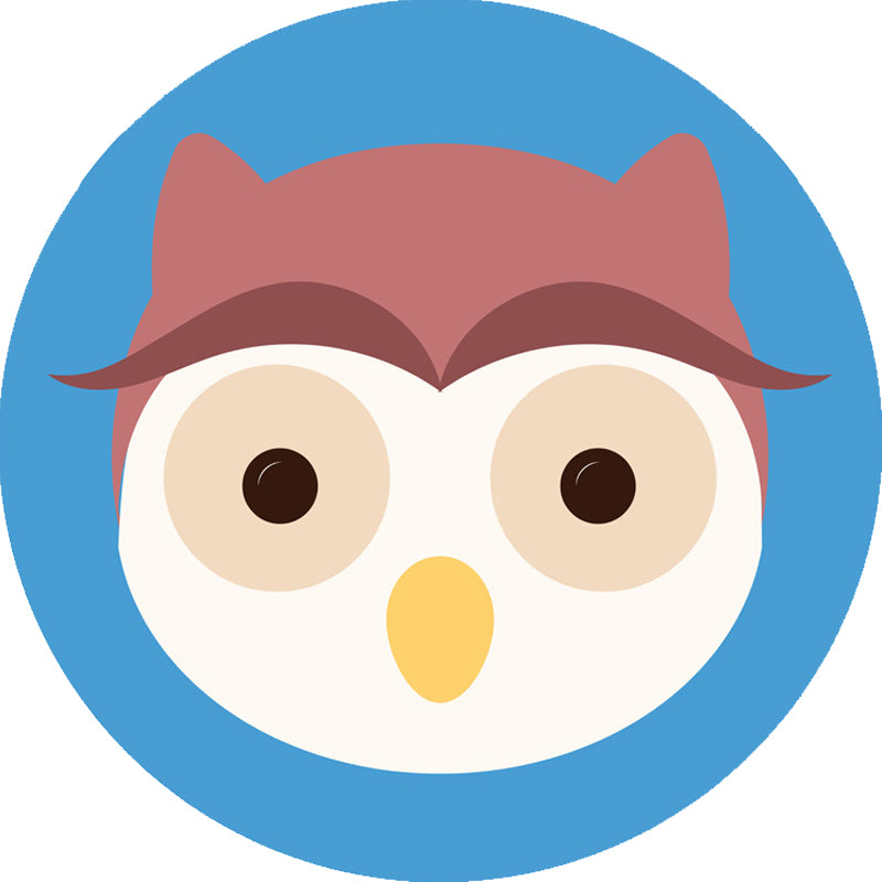 Kids Cartoon Animal Pattern Rug Blue and Pink Polyester Rug Washable Pet Friendly Non-Slip Area Rug for Child's Bedroom Clearhalo 'Area Rug' 'Rug' 1716763