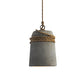 Concrete Bell Shade Pendant Ceiling Light Industrial 1 Light Grey Hanging Ceiling Light with Grey/Black/Wood Rope Clearhalo 'Ceiling Lights' 'Modern Pendants' 'Modern' 'Pendant Lights' 'Pendants' Lighting' 171688