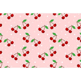 Pink Kids Rug Synthetics Cherry Pattern Rug Pet Friendly Washable Anti-Slip Backing Carpet for Decoration Clearhalo 'Area Rug' 'Rug' 1717091