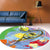 Multicolor Kids Rug Polyester Sports Pattern Rug Pet Friendly Washable Anti-Slip Backing Carpet for Decoration Blue Clearhalo 'Area Rug' 'Rug' 1717438