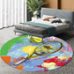Multicolor Kids Rug Polyester Sports Pattern Rug Pet Friendly Washable Anti-Slip Backing Carpet for Decoration Clearhalo 'Area Rug' 'Rug' 1717439