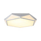 Modern White LED Ceiling Light Hexagonal Shape Acrylic Flush Mount Light for Restaurant Clearhalo 'Ceiling Lights' 'Close To Ceiling Lights' 'Close to ceiling' 'Flush mount' Lighting' 171828