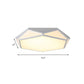 Modern White LED Ceiling Light Hexagonal Shape Acrylic Flush Mount Light for Restaurant Clearhalo 'Ceiling Lights' 'Close To Ceiling Lights' 'Close to ceiling' 'Flush mount' Lighting' 171830