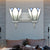 2 Heads Wall Mounted Light Tiffany Lily White Glass Sconce Light Fixture for Bedroom White Clearhalo 'Industrial' 'Middle century wall lights' 'Tiffany wall lights' 'Tiffany' 'Wall Lamps & Sconces' 'Wall Lights' Lighting' 172229