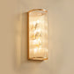 Minimalism Cylinder Wall Mount Lamp Crystal Rod 4 Lights Hallway Wall Sconce Lighting in Gold Clearhalo 'Cast Iron' 'Glass' 'Industrial' 'Modern wall lights' 'Modern' 'Tiffany' 'Traditional wall lights' 'Wall Lamps & Sconces' 'Wall Lights' Lighting' 1724232
