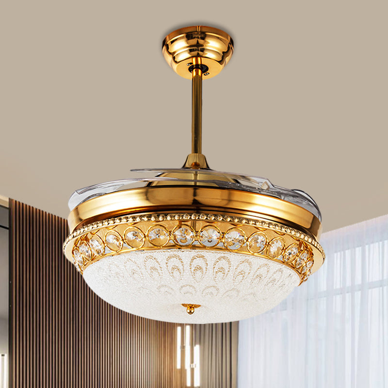 Ceiling Fan Glass Dome Shelly Lighting