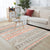 Multicolor Vintage Rug Polyester Tribal Stripe Pattern Rug Pet Friendly Washable Anti-Slip Backing Carpet for Decoration Grey Clearhalo 'Area Rug' 'Bohemian' 'Rugs' Rug' 1725336
