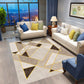 Multicolor Modernist Rug Polyester Geometric Pattern Rug Pet Friendly Machine Washable Anti-Slip Backing Carpet for Decoration Black Clearhalo 'Area Rug' 'Rug' 1725487