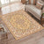 Unique Tribal Flower Pattern Rug Multicolor Bohemian Rug Polyester Pet Friendly Non-Slip Backing Washable Area Rug for Living Room Yellow Clearhalo 'Area Rug' 'Bohemian' 'Rugs' Rug' 1725495