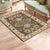Unique Tribal Flower Pattern Rug Multicolor Bohemian Rug Polyester Pet Friendly Non-Slip Backing Washable Area Rug for Living Room Dark Gray Clearhalo 'Area Rug' 'Bohemian' 'Rugs' Rug' 1725497
