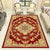 Retro Medallion Pattern Rug Multicolor Rug Synthetics Washable Pet Friendly Anti-Slip Carpet for Living Room Red Clearhalo 'Area Rug' 'Moroccan' 'Rugs' Rug' 1725508