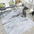 Novelty Watercolor Pattern Rug Swirl Stripe Multicolor Polyester Rug Washable Pet Friendly Non-Slip Area Rug for Living Room Light Gray Clearhalo 'Area Rug' 'Modern' 'Rugs' Rug' 1725521