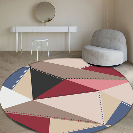 Colorful Geometric Pattern Rug Multicolor Modernist Rug Polyester Washable Pet Friendly Anti-Slip Carpet for Study Clearhalo 'Area Rug' 'Modern' 'Rugs' Rug' 1725717
