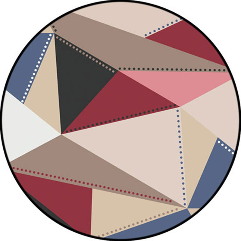 Colorful Geometric Pattern Rug Multicolor Modernist Rug Polyester Washable Pet Friendly Anti-Slip Carpet for Study Clearhalo 'Area Rug' 'Modern' 'Rugs' Rug' 1725718