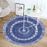 Moroccan Tribal Circles Pattern Rug Multicolor Bohemian Rug Polyester Pet Friendly Non-Slip Backing Washable Area Rug for Living Room Clearhalo 'Area Rug' 'Moroccan' 'Rugs' Rug' 1725899