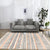 Stylish Tribal Geometric Pattern Rug with Stripe Grey Bohemian Rug Polyester Pet Friendly Non-Slip Backing Washable Area Rug for Living Room Yellow-Red Clearhalo 'Area Rug' 'Bohemian' 'Rugs' Rug' 1726193