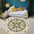 Unique Flower Pattern Rug Multicolor Moroccan Rug Polyester Pet Friendly Non-Slip Backing Washable Area Rug for Living Room Yellow Clearhalo 'Area Rug' 'Moroccan' 'Rugs' Rug' 1726274