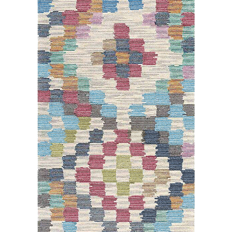 Bohemian Geometric Pattern Rug Multicolor Polyester Rug Machine Washable Non-Slip Backing Area Rug for Living Room Clearhalo 'Area Rug' 'Bohemian' 'Rugs' Rug' 1726376