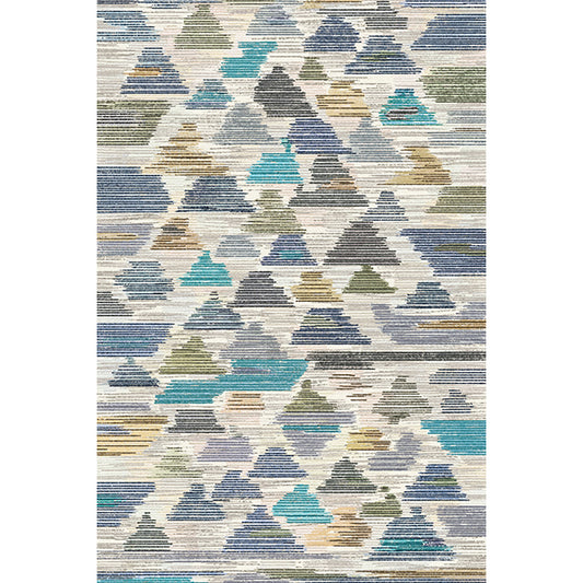 Bohemian Geometric Pattern Rug Multicolor Polyester Rug Machine Washable Non-Slip Backing Area Rug for Living Room Clearhalo 'Area Rug' 'Bohemian' 'Rugs' Rug' 1726379