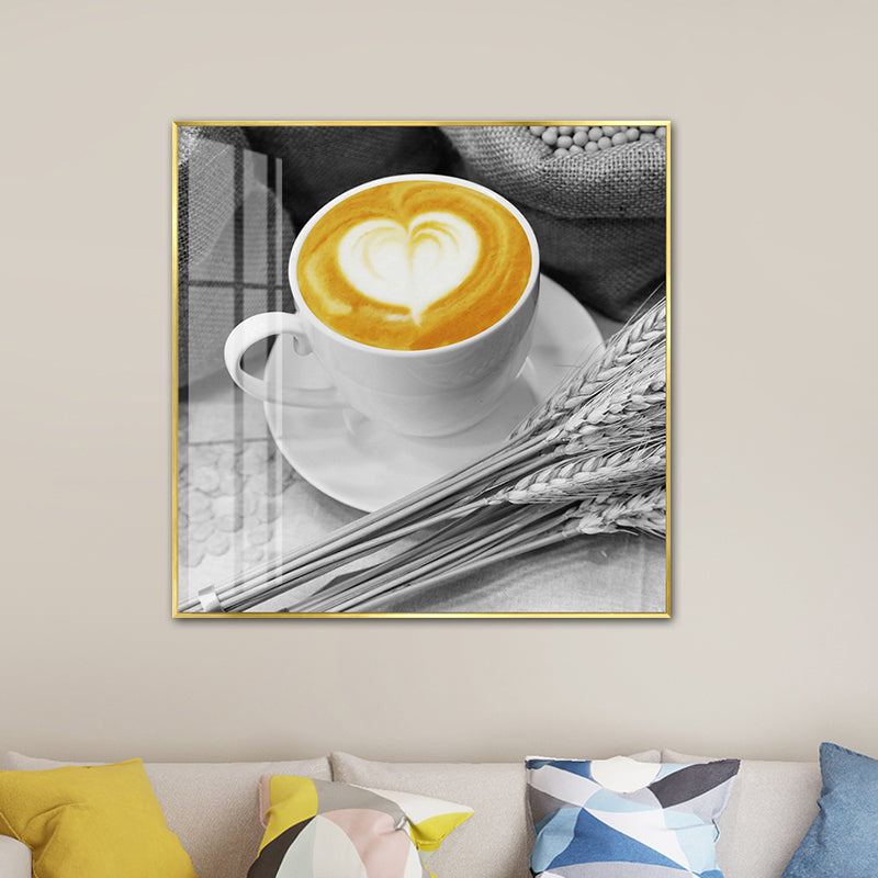 Contemporary Style Wall Art Pastel Color Foods Painting, Multiple Sizes Available Clearhalo 'Art Gallery' 'Canvas Art' 'Contemporary Art Gallery' 'Modern' Arts' 1726541