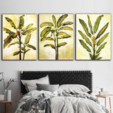 Impressionism Botanical Canvas Art Watercolor Light Color Painting, Multiple Sizes